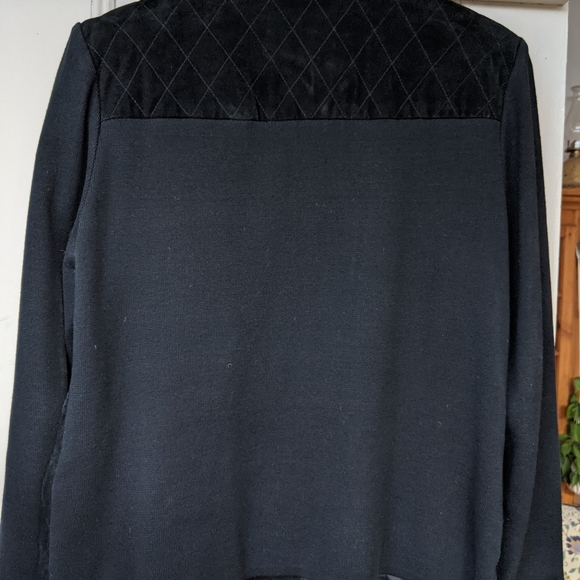 Peter Nygard Ladies Black Suede Leather Coat, Size L - Picture 6 of 10